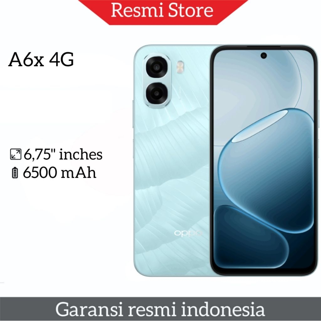 OPPO A6X 6/256GB - 6/128GB - 4/128GB - 4/64GB & A16 GARANSI RESMI OPPO