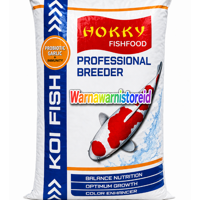 Pelet Pakan Makanan Ikan Koi Hokky Profesional Breeder 10 Kg