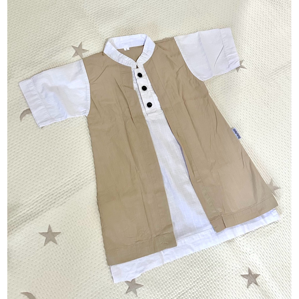 Baju muslim anak jubah anak laki baju lebaran anak (preloved)