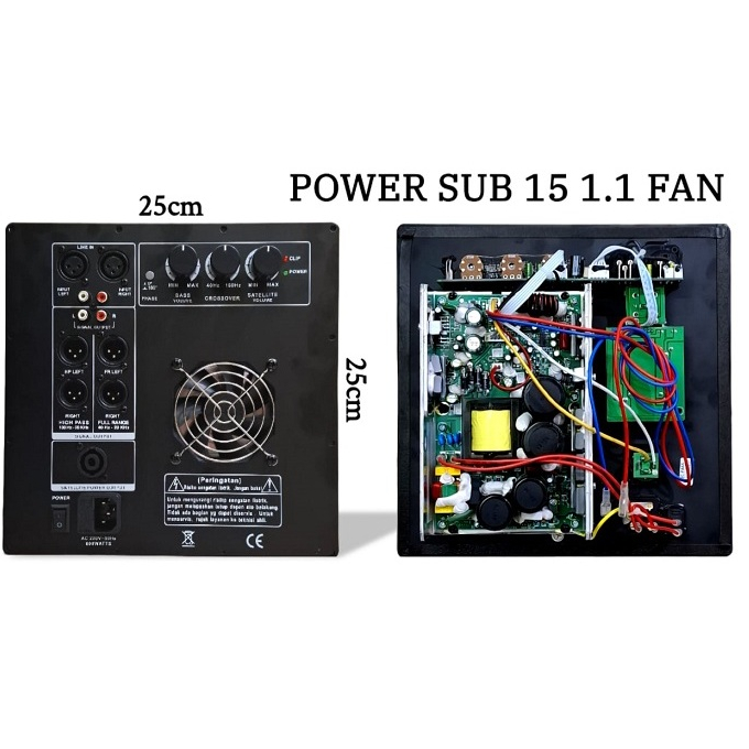 power kit subwoofer khusus speaker 15/18 inch
