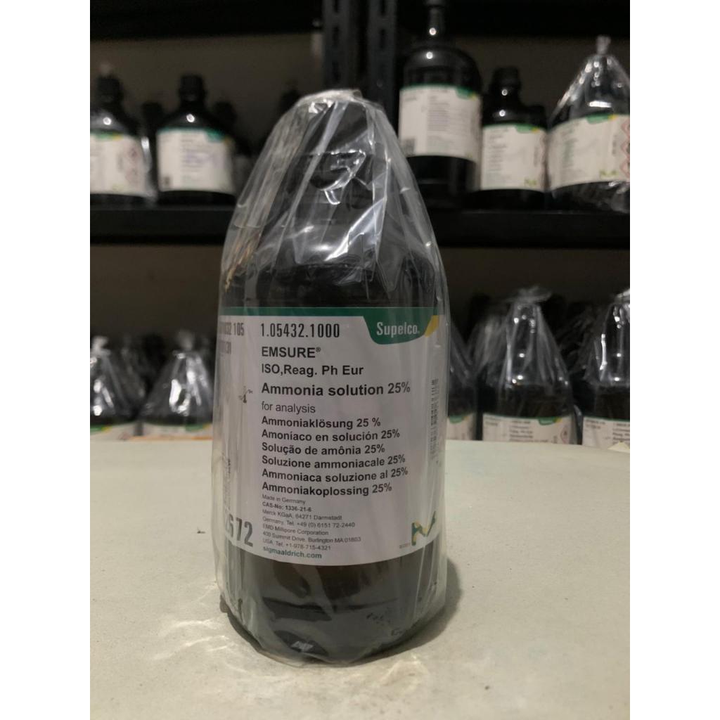 AMMONIA SOLUTION / LARUTAN AMONIA / NH4OH MERCK 105432 - 1L ORIGINAL