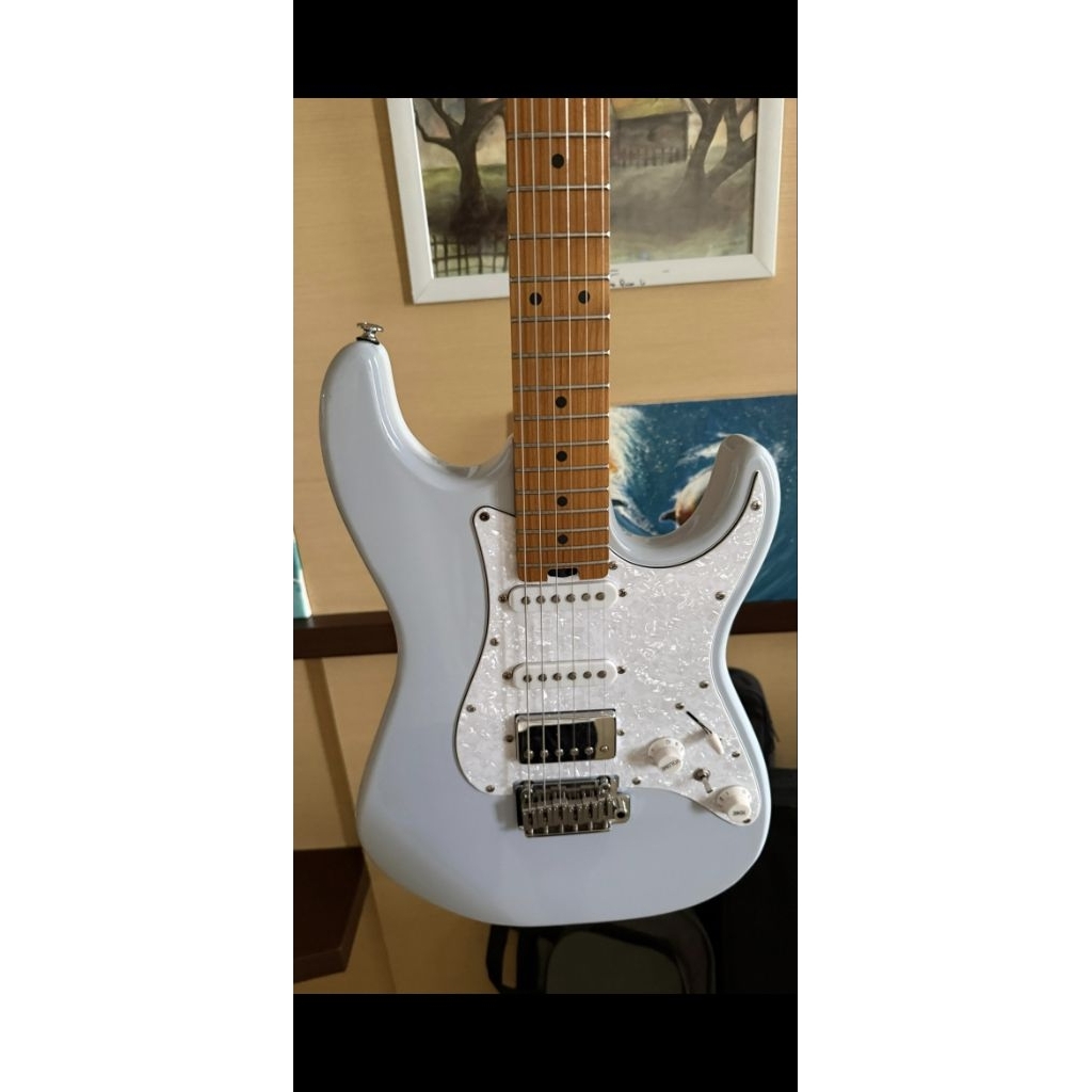 Electric Guitar SECOND Soloking Ms-1 Classic MKII HSS  (Light Pastel Blue)