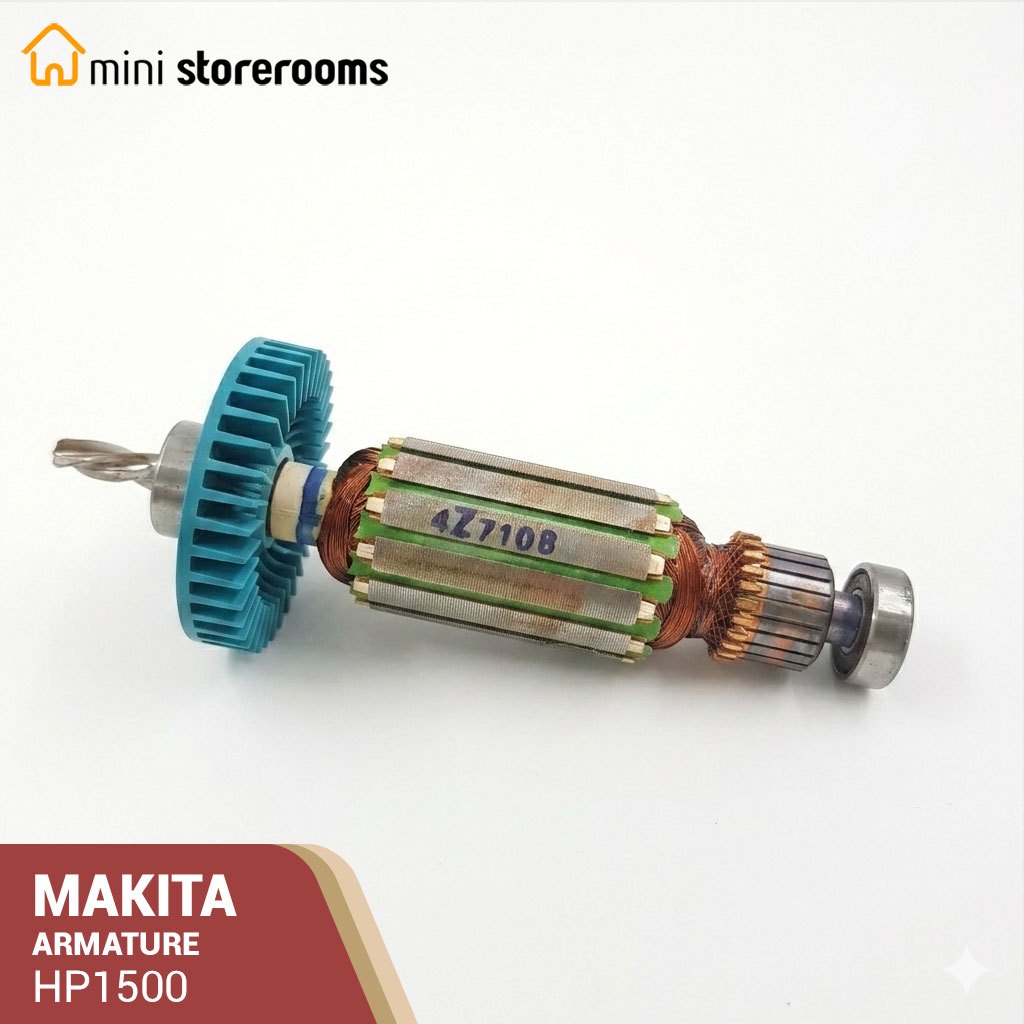 ARMATURE MAKITA HP1500 Untuk Mesin BOR MAKITA HP1500 (BLKD-02000009)
