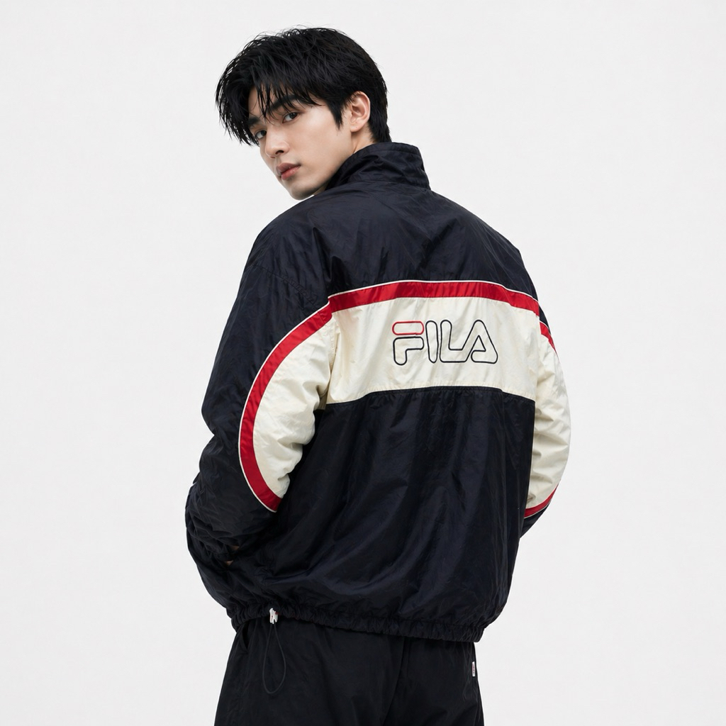 Fila Vintage Three Color Halfzip Tracktop