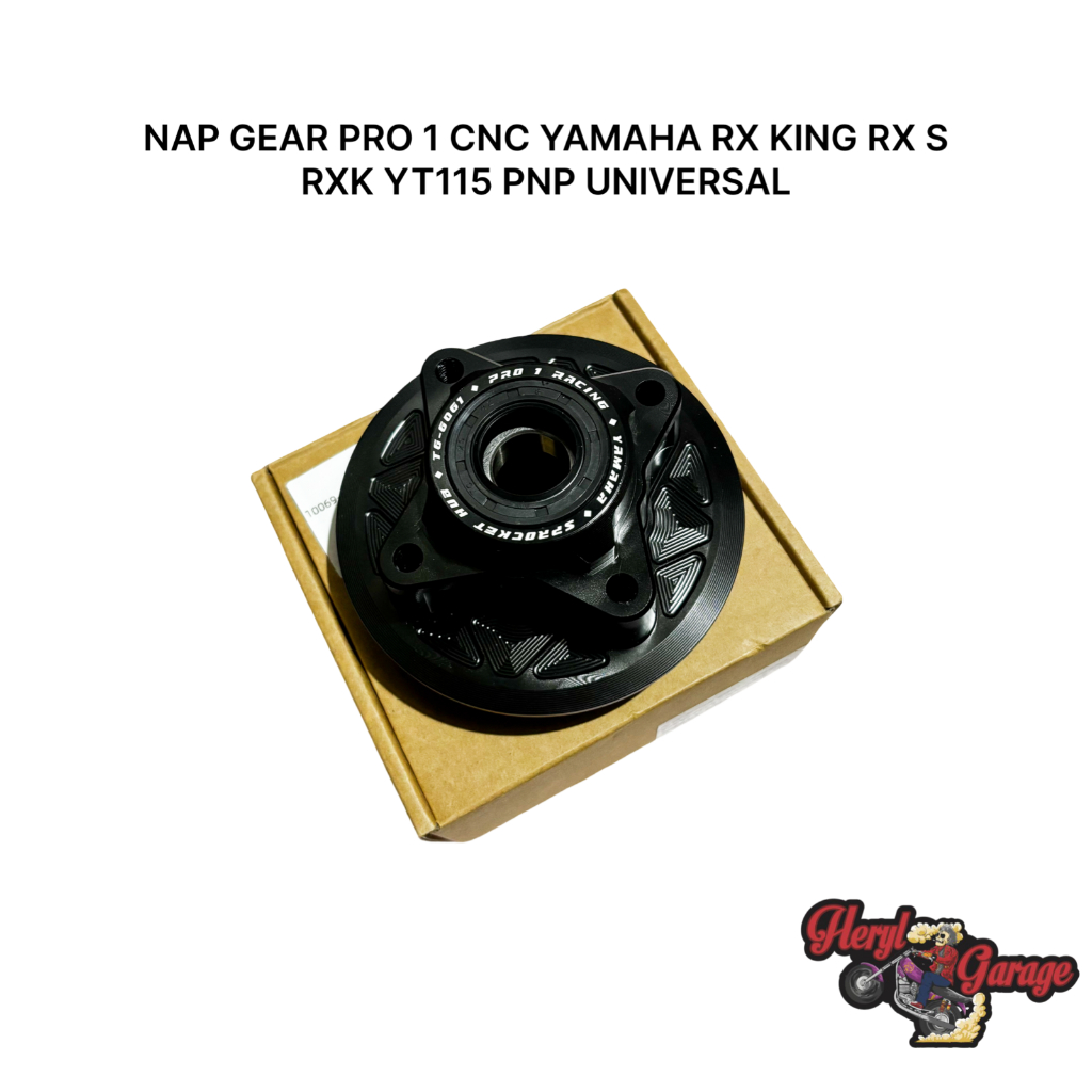 NAP DUDUKAN GEAR PRO 1 CNC YAMAHA RX KING RX S RXK YT115 PNP UNIVERSAL