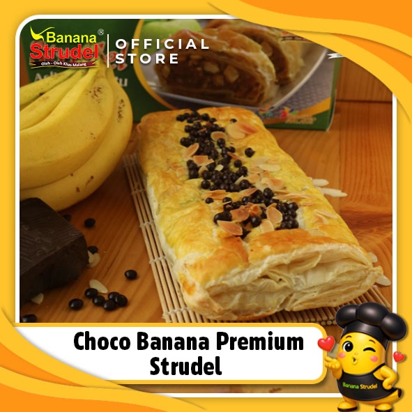 Choco Banana Premium Strudel | Oleh-Oleh Khas Malang | Oleh-Oleh Jawa Timur