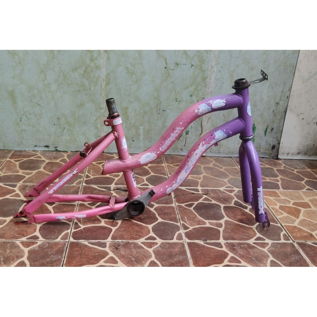 frame sepeda unicorn ukuran 16 original