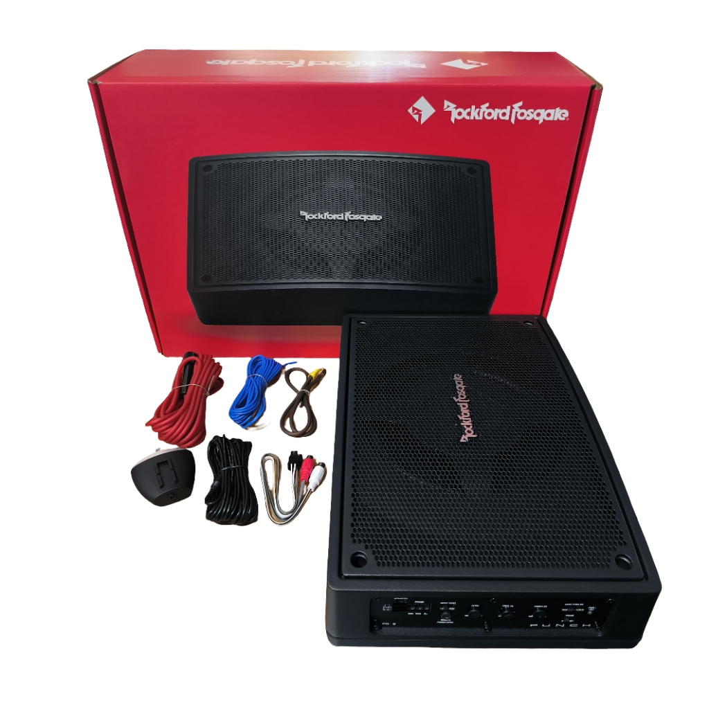 Subwoofer Aktif Kolong Jok Mobil 8 inch  ROCKFORD FOSGATE PS 8 PUNCH SERIES Sub Underseat