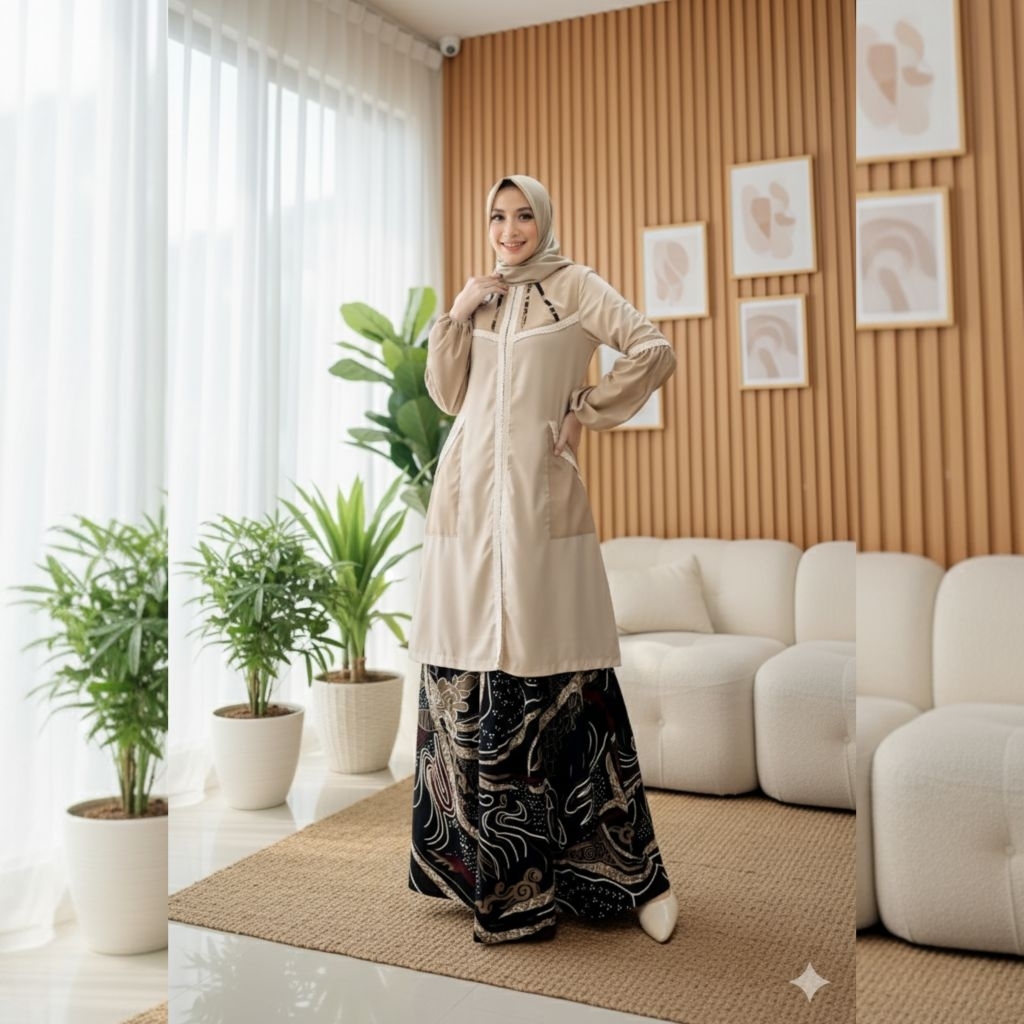 setelan batik deura ST 416
