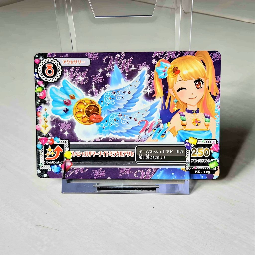 Aikatsu  acc card ichigo hoshimiya mermaid pisces mikuru natsuki cancer wings WM mizuki kanzaki