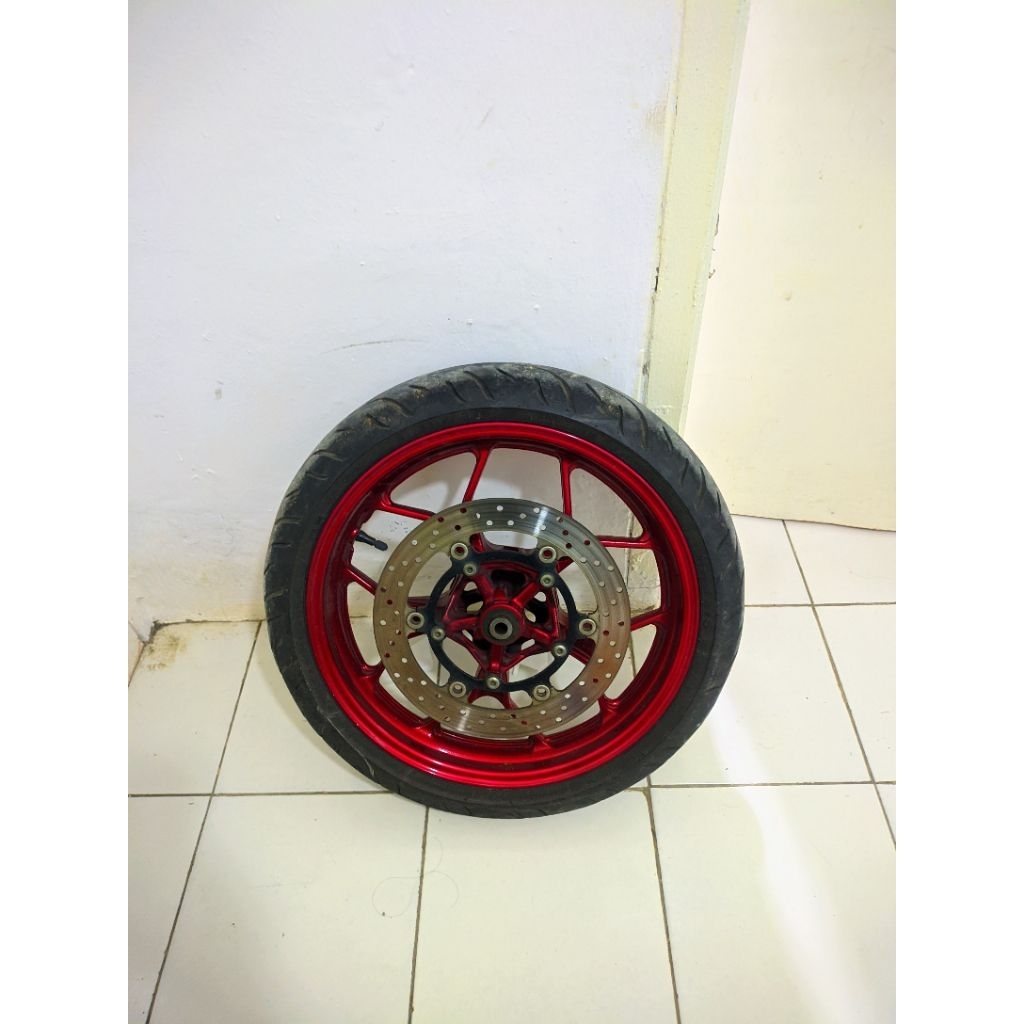 Velk Depan YAMAHA R25 / MT25 Original Copotan Set Dengan Ban Dan Disk break