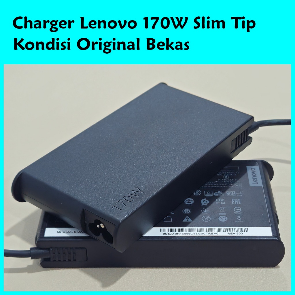 ORI Bekas 170W 230W Adaptor Charger Lenovo ThinkPad 170 Watt Slim Tip / charger lenovo thinkpad 230 