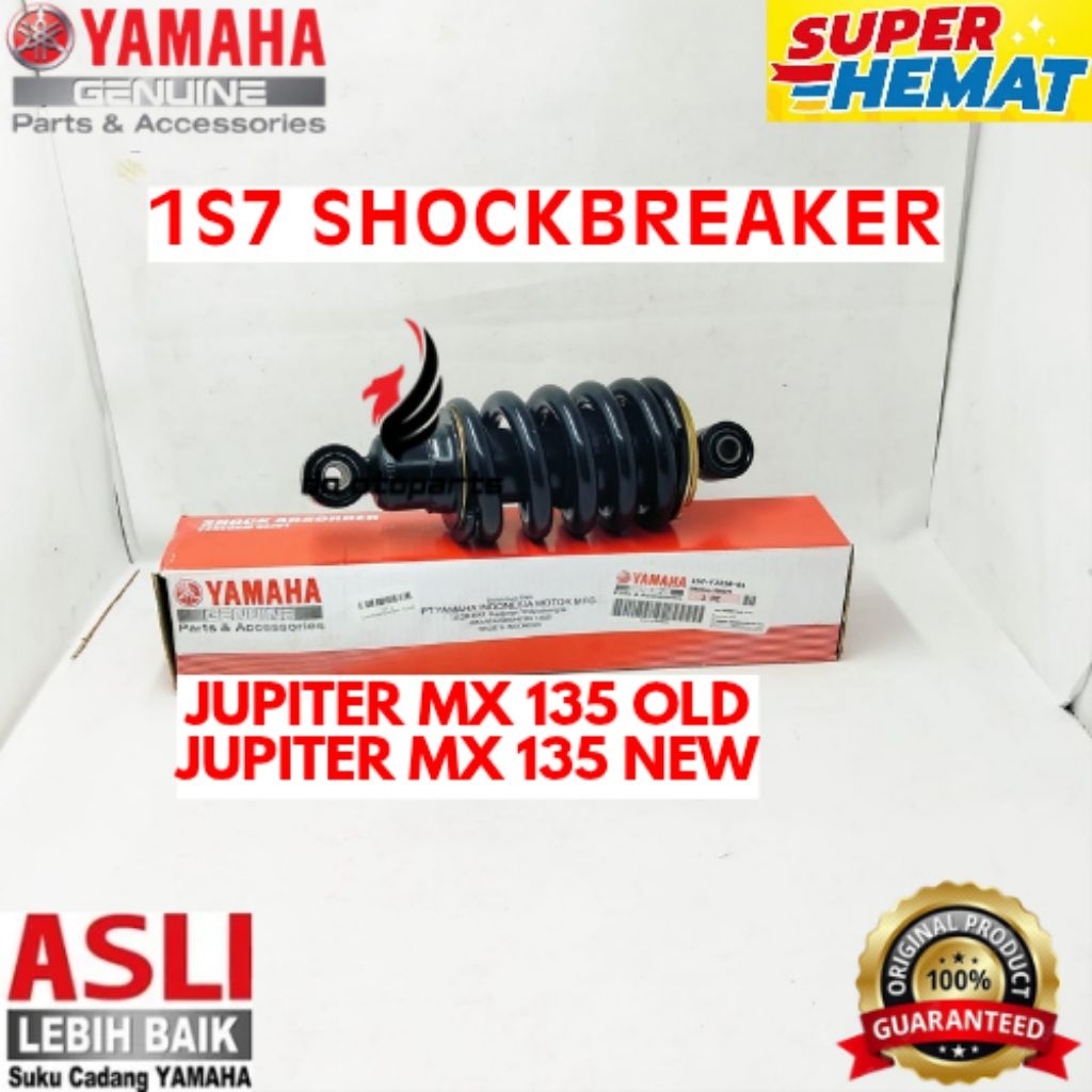SHOCKBREAKER ORIGINAL YAMAHA KODE 1S7, SHOCKBREAKER JUPITER MX 135 OLD, SHOCKBREAKER JUPITER MX 135 