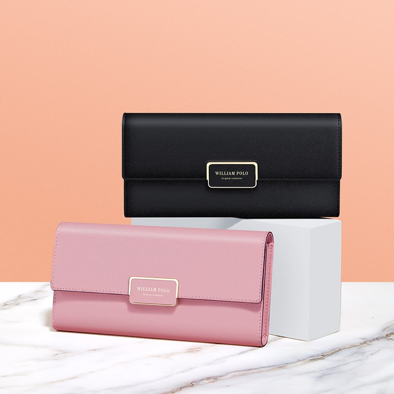(IMPORT KOREA) Dompet tipis wanita dompet panjang wanita dompet lipat wanita dompet hp wanita
