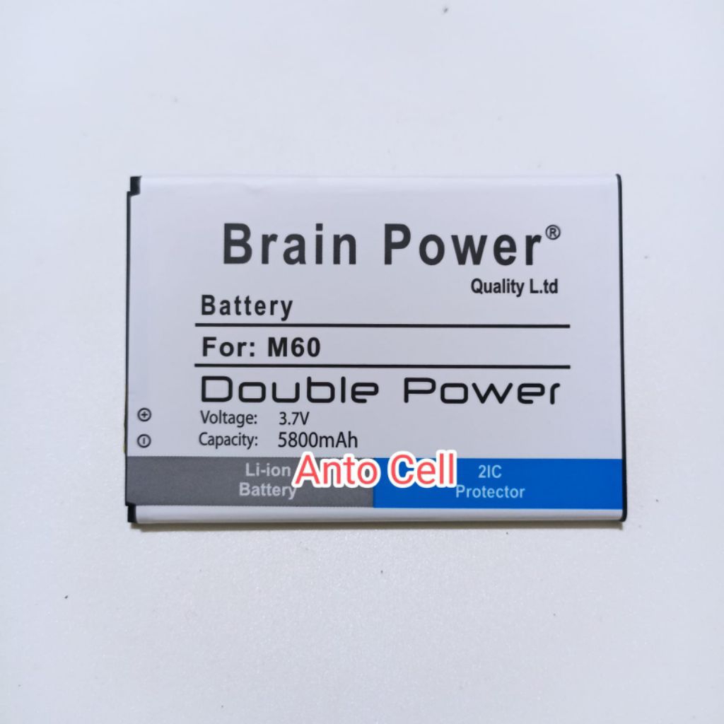 Baterai Evercoss M60 / M60A Batre hp Evercoss M 60 double power