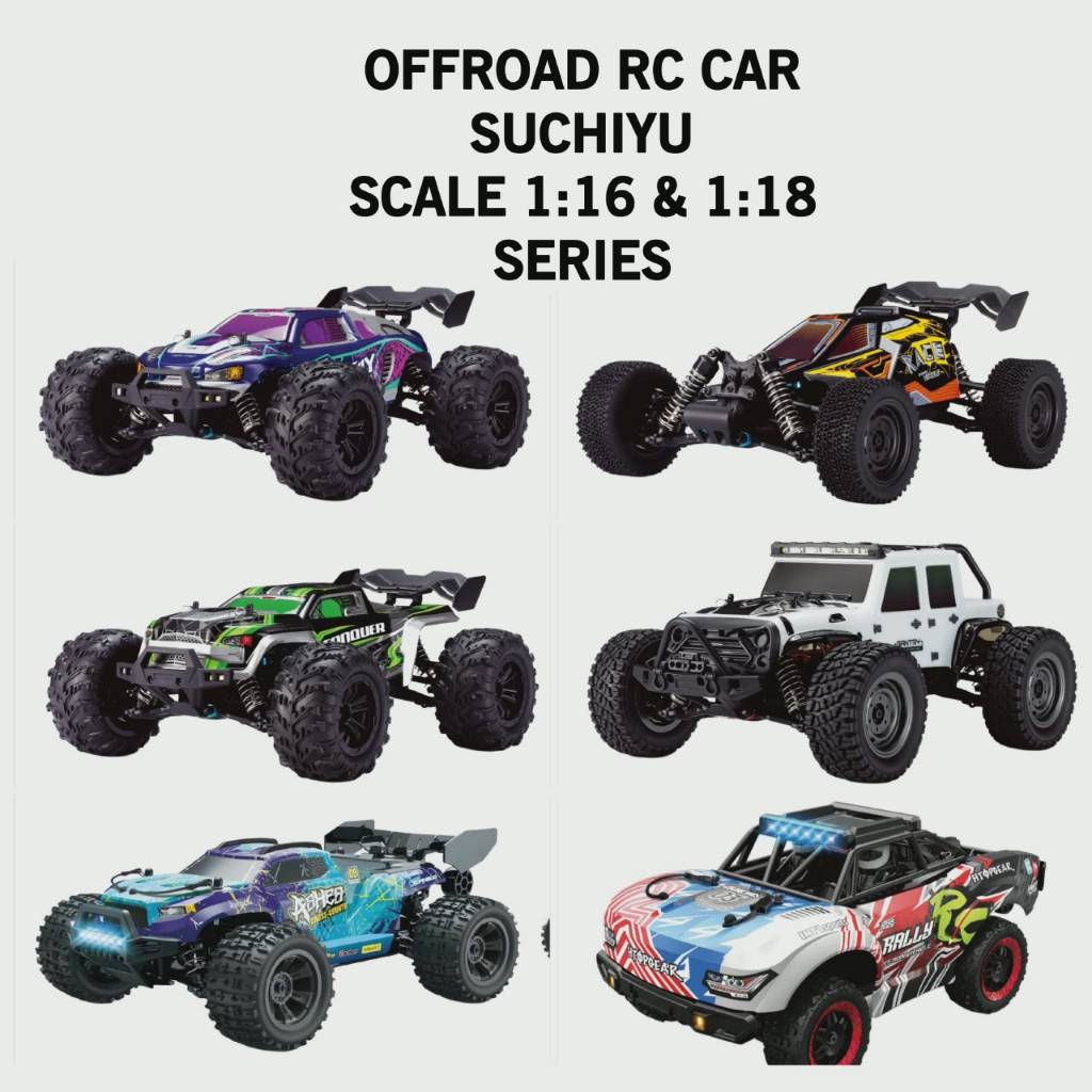 Mobil Remote RC Buggy RC Truggy Off-Road 4WD Scale 1:16 dan 1:18 series SUCHIYU Full Proportional