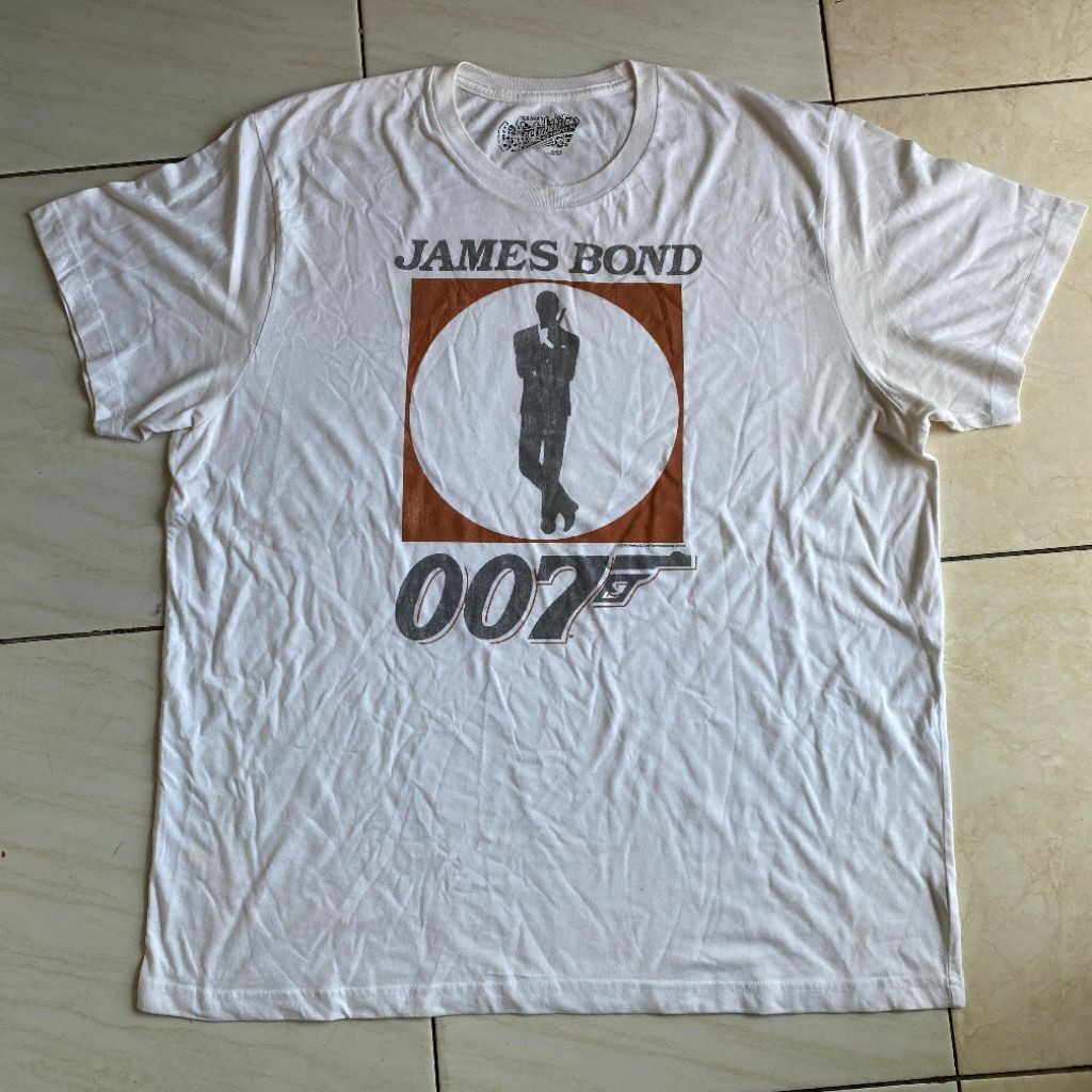 Kaos vintage film James Bond 007 original murah. Jual kaos James Bond original murah