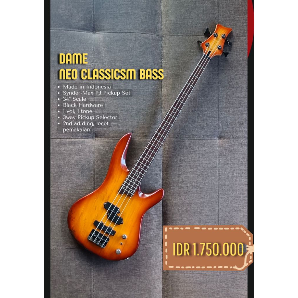 dame neo classicsm bass plus admin 10%