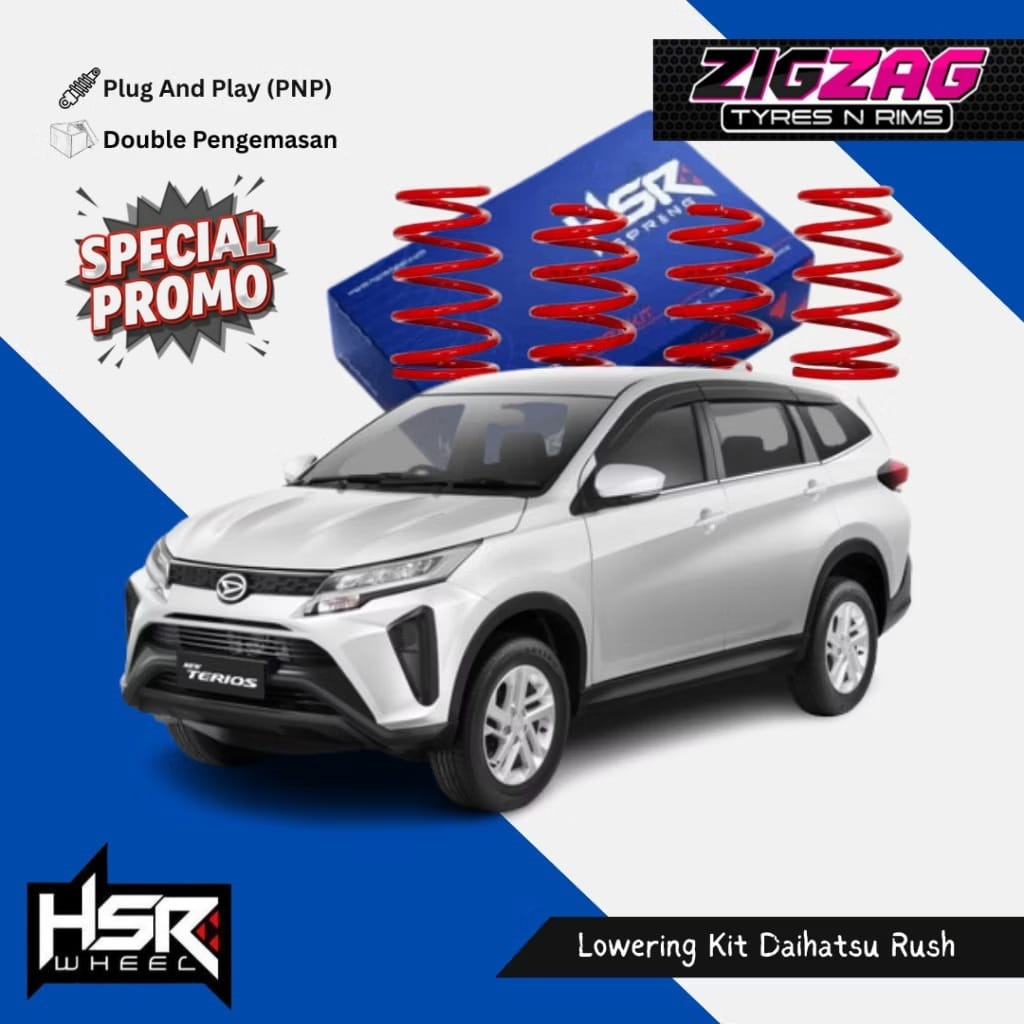 Per Ceper Terios / Rush - Lowering Kit HSR Wheel Baru
