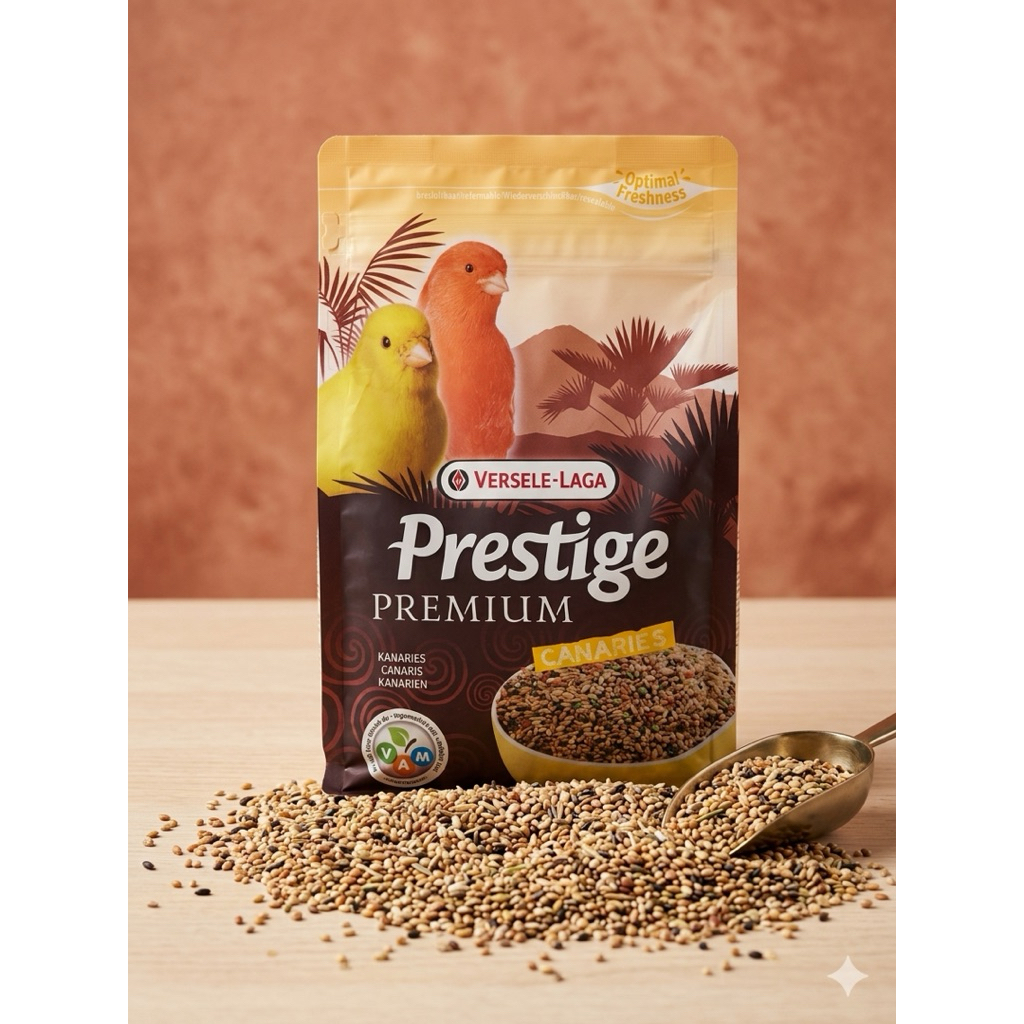 PRESTIGE PREMIUM (VERSELE-LAGA) 800 gram PAKAN KENARI IMPOR