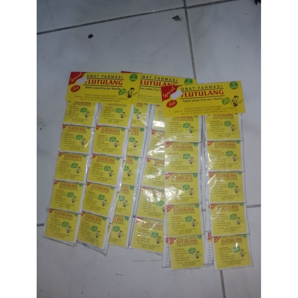 (PAKET HEMAT 2 RENCENG) FLU TULANG FARMASI