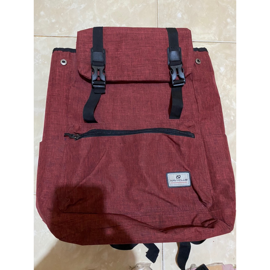 tas ransel navy club