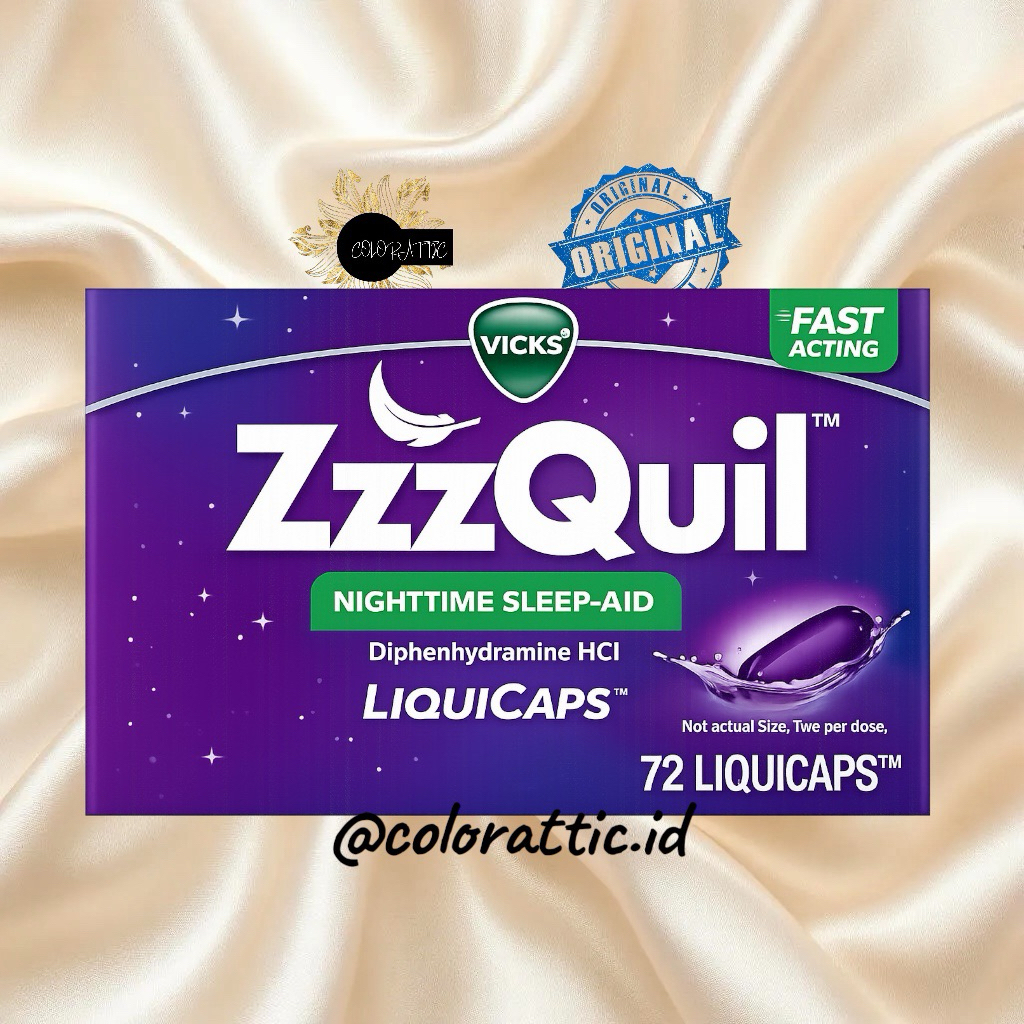 ZZZQUIL NIGHTTIME SLEEP-AID 2 LIQUICAPS EACH MADE IN CANADA