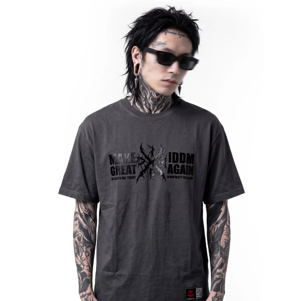 ORIGINAL TSHIRT IDDM - Great Gummetal