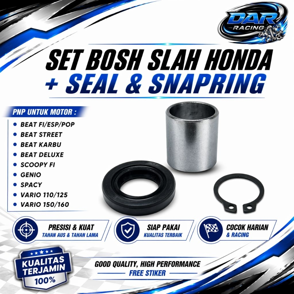 Set Bosh Bos As Slah Honda Selah Selahan Engkol Kickstater Honda Beat FI/ESP/POP Beat Streat Beat Ka