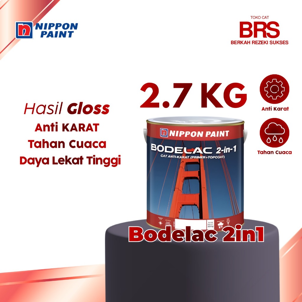 CAT BESI, KAYU NIPPON PAINT BODELAC 2,5KG NIPPON (5)
