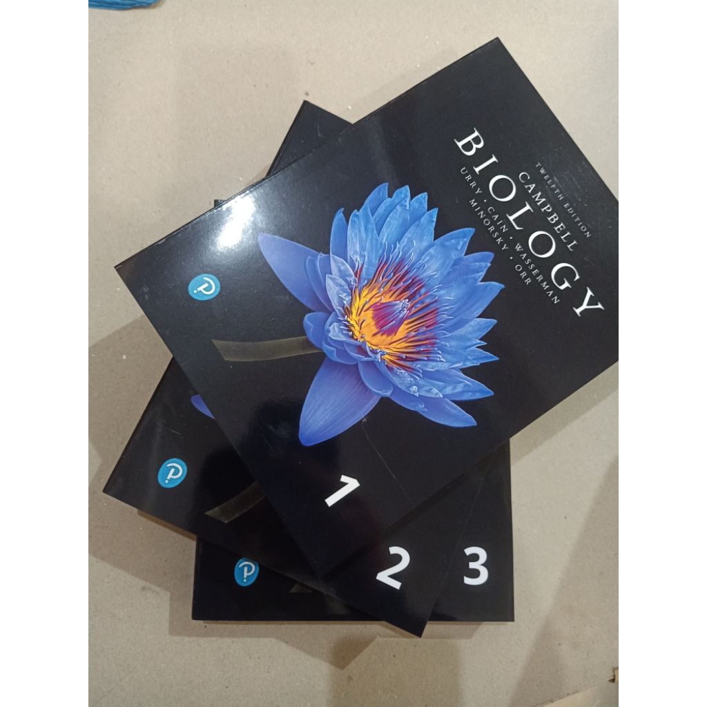 Biology Campbell 12th edition 3 volume Full Color SOFT COVER
