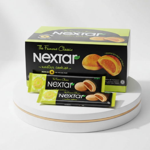 Nabati Nextar Brownies Coklat Nastar Nanas 27 Gr 1 Pack isi 12 + 1