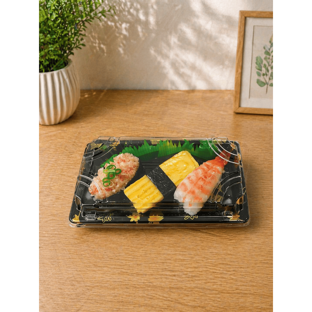 Tray Mika Sushi SZ-01 Gold Leaf / Mika Box Sushi / Mika Premium Tray Sushi
