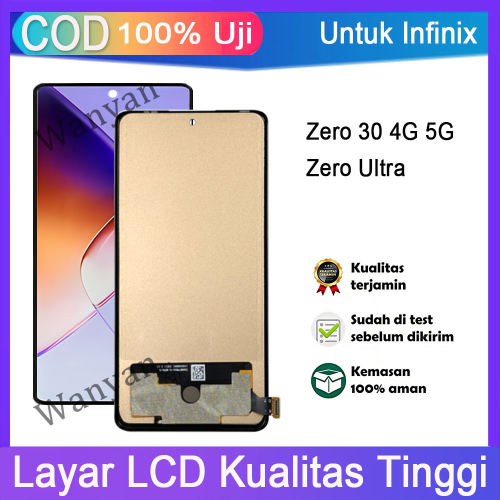 Layar LCD For Infinix Zero 30 4G 5G Zero Ultra LCD Fullset hp layar Touchscreen untuk Glass Touch Sc