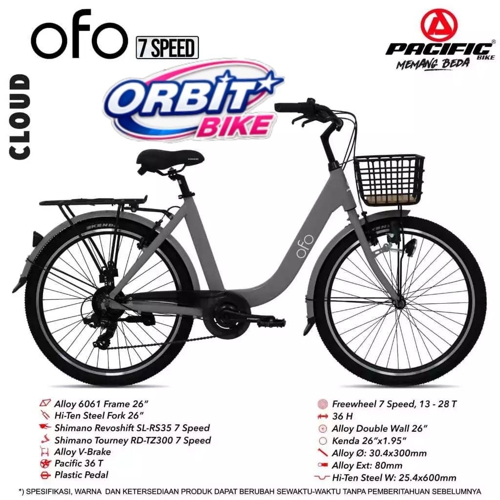 Sepeda Mini CTB 26 OFO PACIFIC NEW Sepeda Perempuan murah