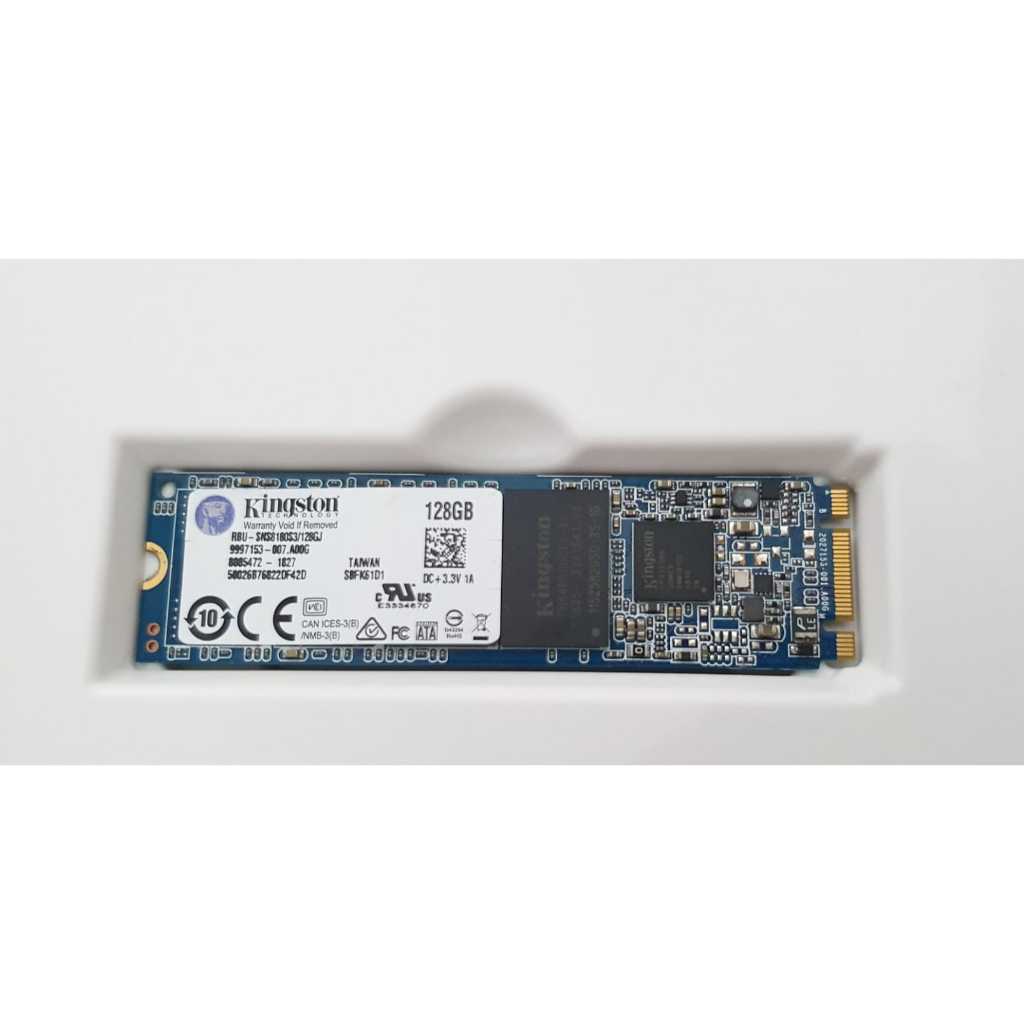 SSD KINGST0N 128GB M2 NVME GEN 3X4 SECOND BEKAS NO GARANSI, BOX PENGGANTI