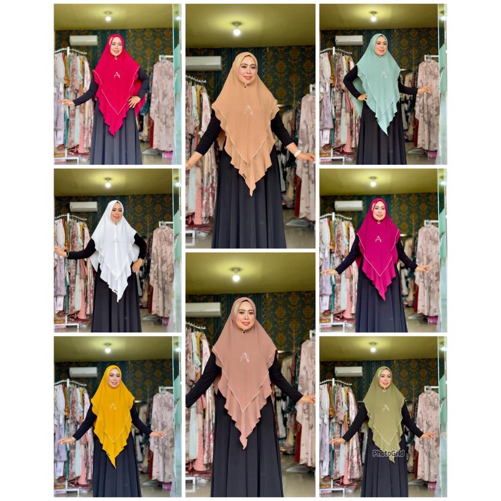 KHIMAR POLOS | AVRILIA HIJAB | PUSPITA HIJAB SYARI | HIJAB INSTAN SYARI