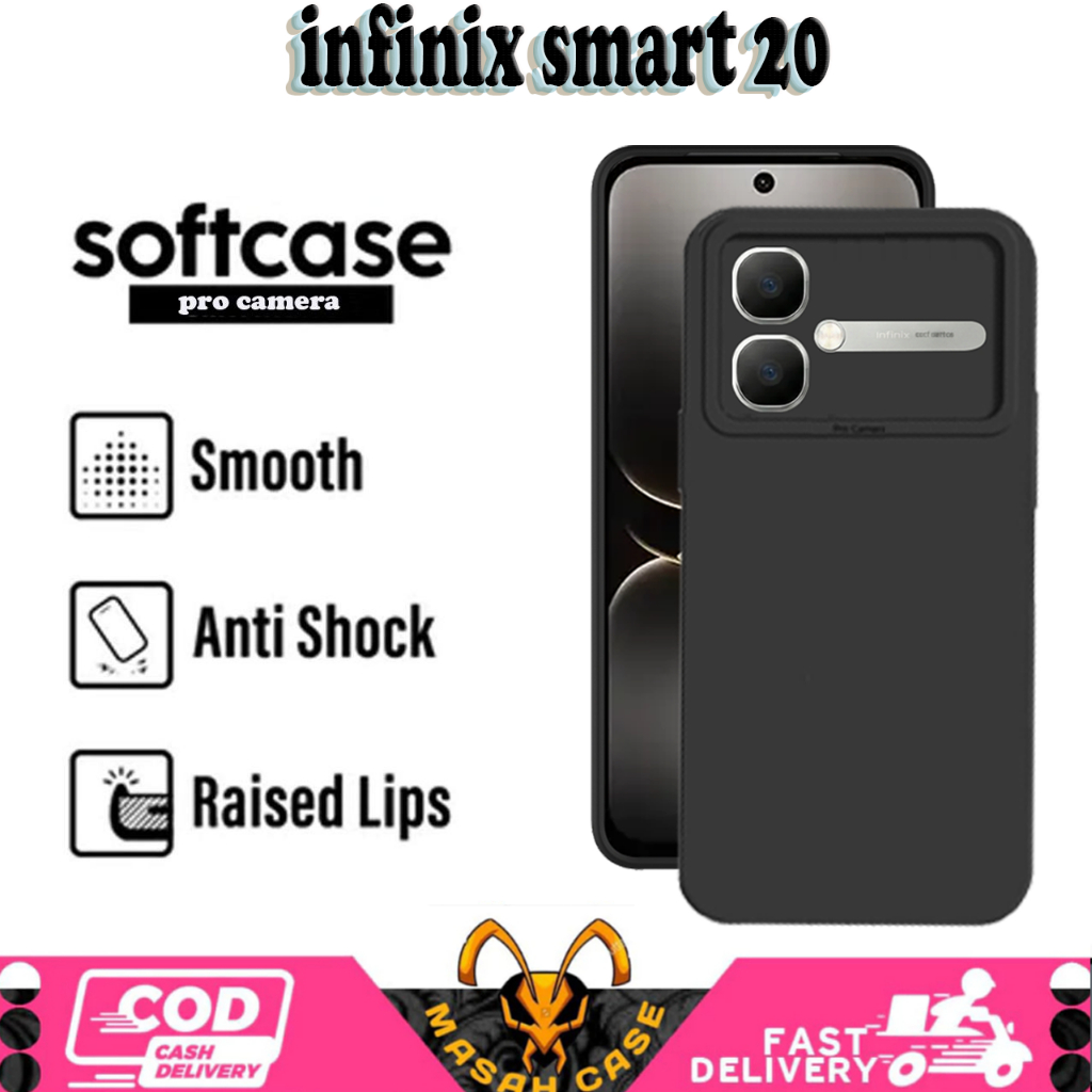 CASE PRO CAMERA INFINIX SMART 20 SOFTCASE MACARON PRO