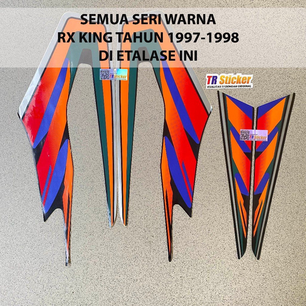TR Sticker - Striping Yamaha RX King 1997 - 1998 Sticker Lis List Decal Yamaha RX-King 1997 - 1998 K