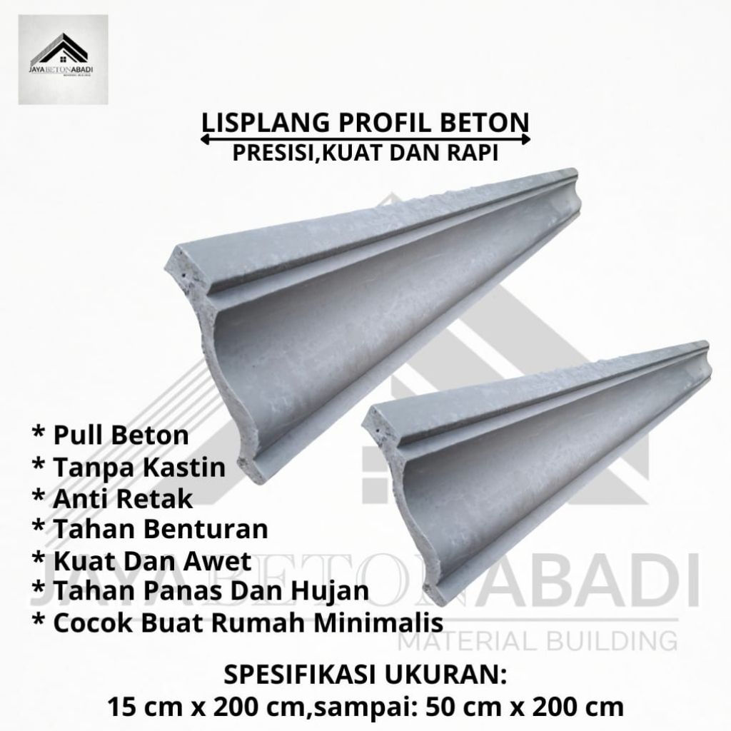 JAYA BETON ABADI,LIS PLANG PROFIL BETON,LIS BETON, LIS PROFIL, Profilan Pull  Beton