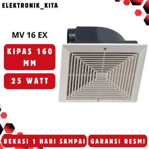 MASPION VENTILATING HEXHAUST FAN MV-16 EX MV-16EX MV16EX HEXOS 6 INCH GARANSI RESM BEKASI