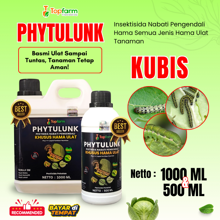 Pestisida Hama Kubis / Pestisida Obat Hama Ulat Kubis / Obat Ulat Topfarm / Obat Ulat Grayak Pada Ku