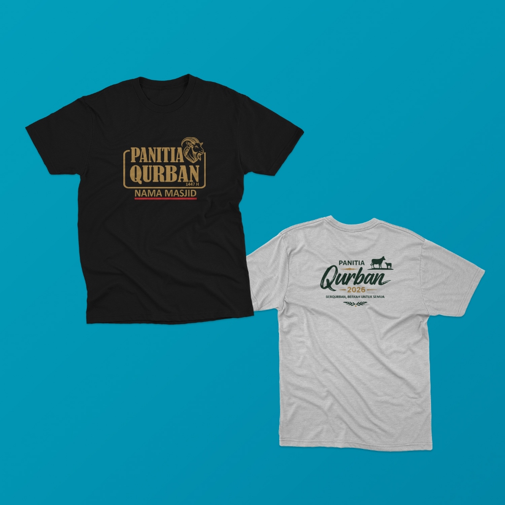 kaos qurban - kaos panitia qurban 1447