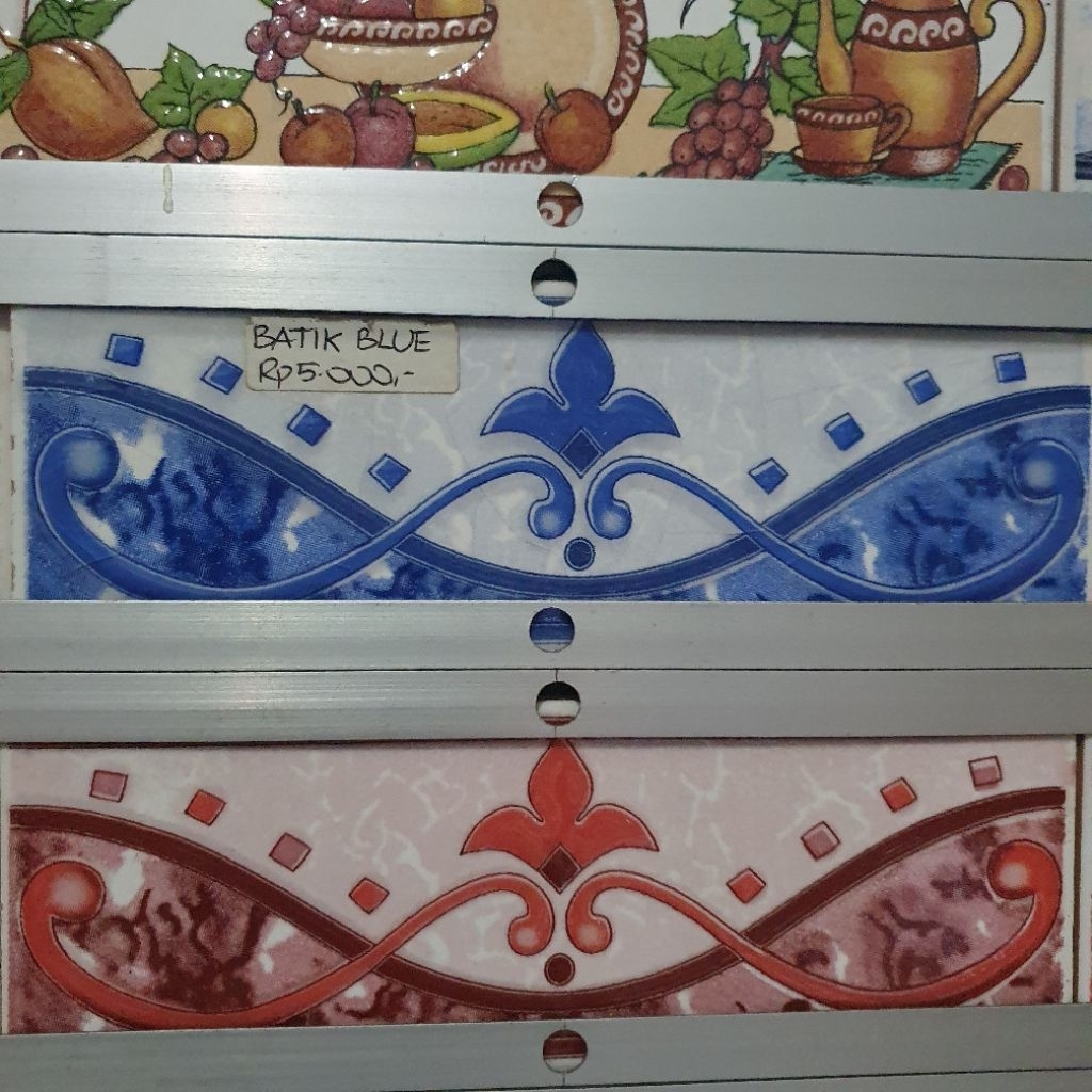 list keramik dinding kamar mandi dapur 20cm batik