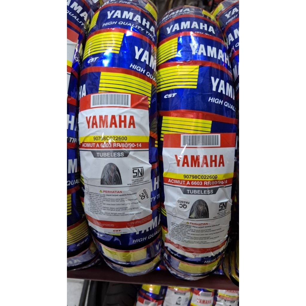 BAN TUBELESS YAMAHA CST ACIMUT UK 80 90 14 FREE PENTIL TUBELESS
