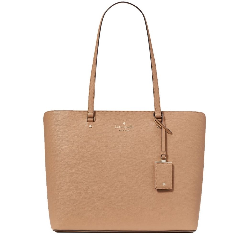 Brand New Tas Pundak Wanita Kate Spade Perfect Large Tote Bag Original (Minor Defect)- Light Fawn (K