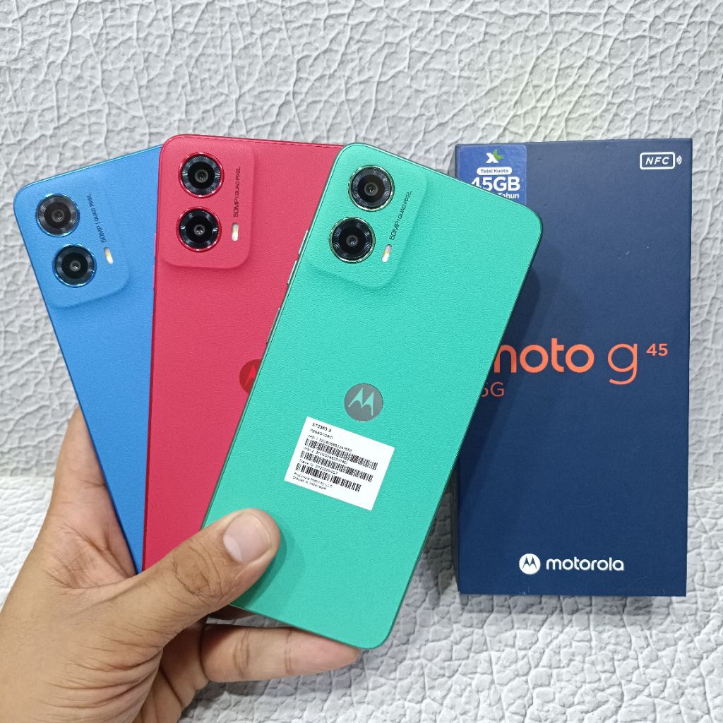 MOTOROLA MOTO G45 5G NFC 8/256GB HP BEKAS SECOND FULLSET