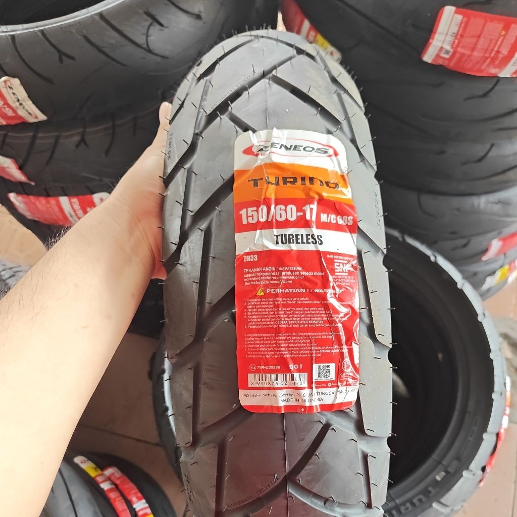 Ban luar zeneos tubeless turino zn33 150/60-17