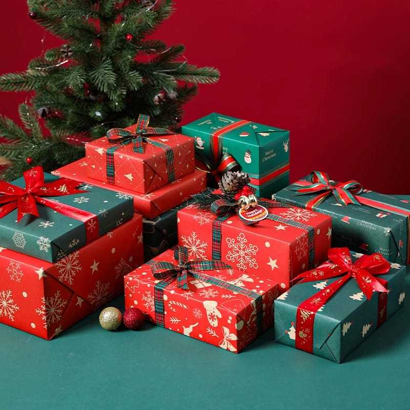 JEEA | PG001 | Kertas Kado Natal Premium | Wrapping craft motif | bungkus kado natal | kertas kado c