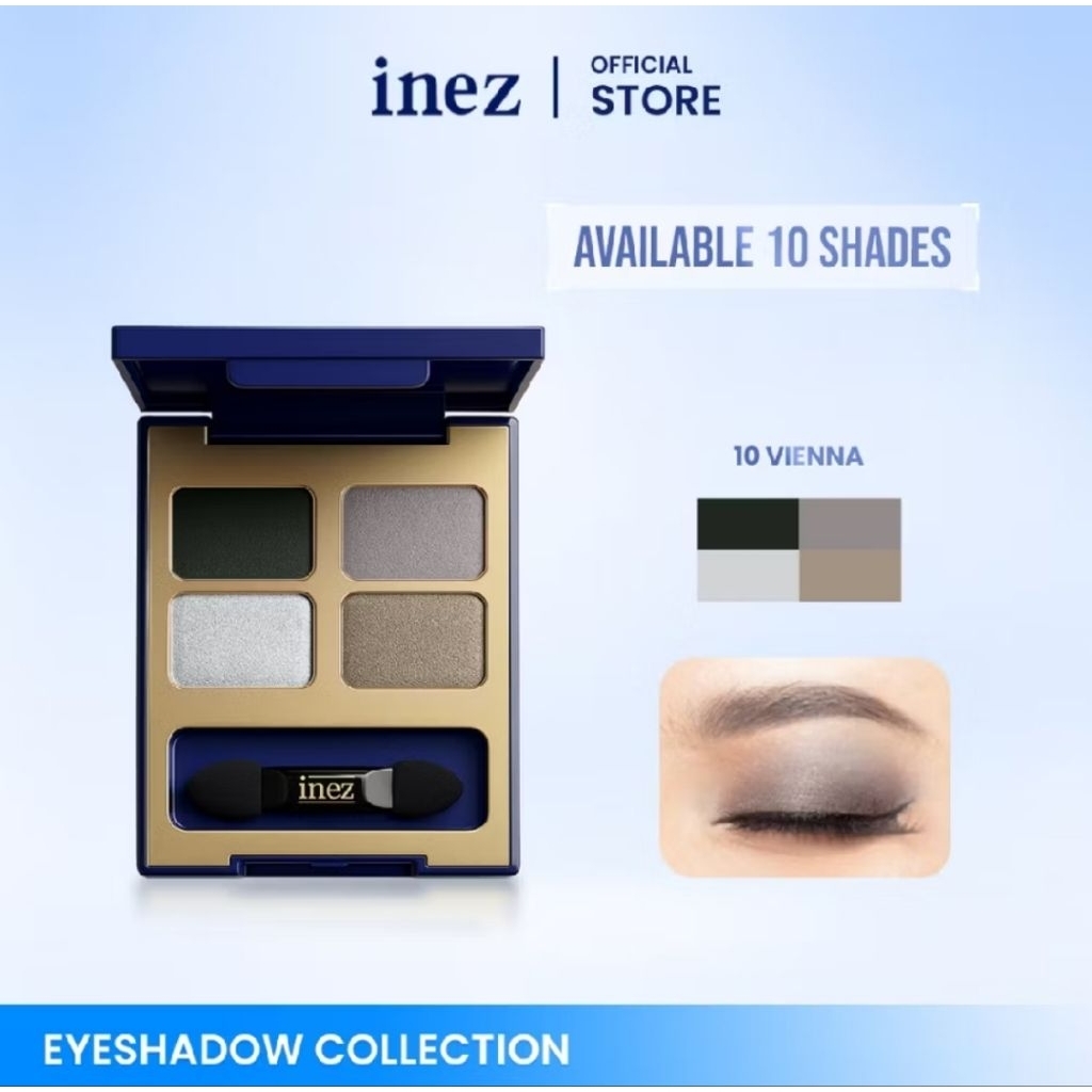 Preloved Inez Cosmetic Eyeshadow Collection - 10 Vienna
